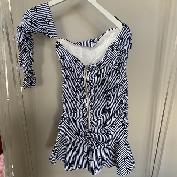 DELPHINE One Shoulder Dress - Picture 3 of 6